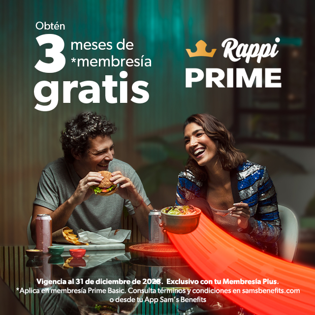 Sam's Club samsclub samsbenefits hazte socio cine viajes hot deals restaurantes educacion ropa accesorio mascotas salud entretenimiento fitness puntos